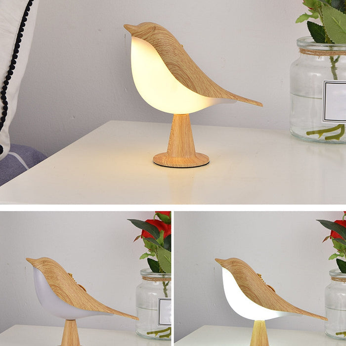 Lampa Stołowa LED W Kształcie Ptaka Dimmowalna Nocna Lampka
