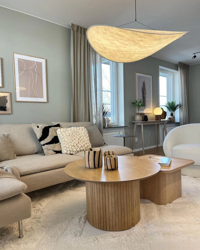 Lampa Wisząca Japandi LED Nowoczesna Designerska Oprawa
