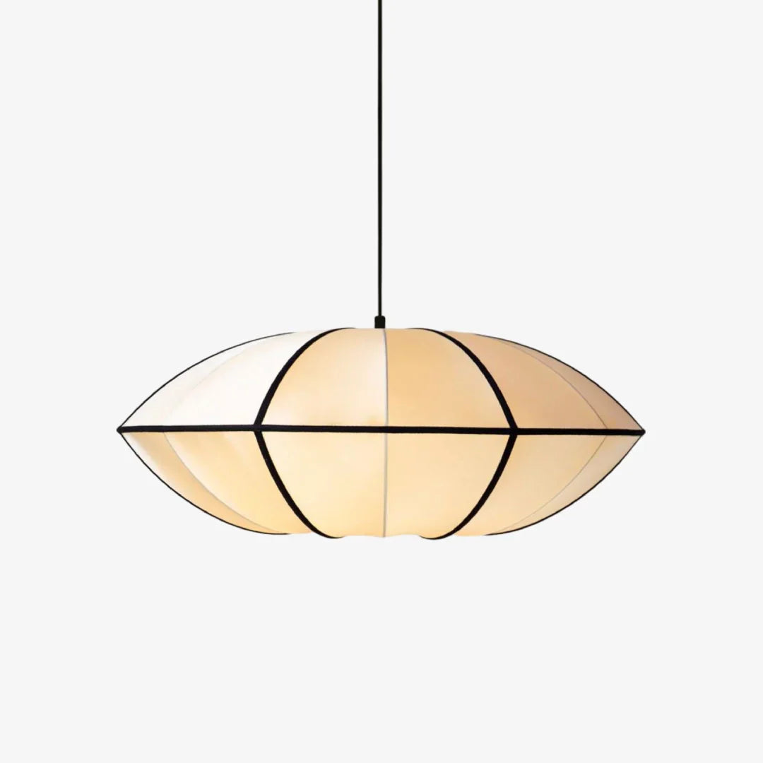Lampa Wisząca Japoński Styl Owalna Dekoracyjna LED