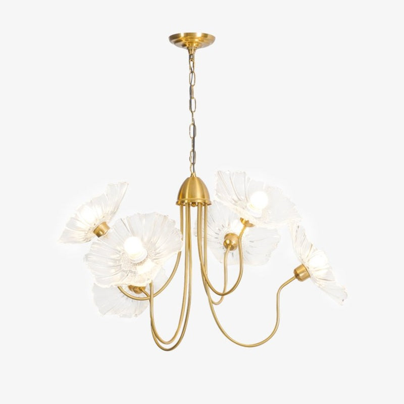 Lampa Wisząca Kwiatowa Żyrandol Nowoczesne Oświetlenie