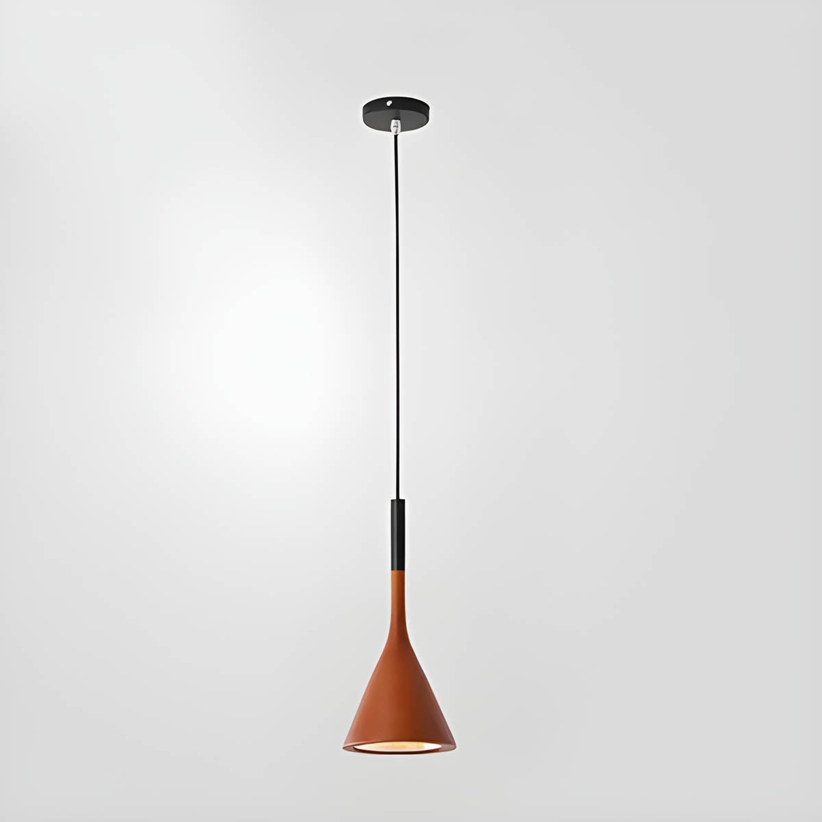 Lampa Wisząca LED Minimalistyczna Stożkowa