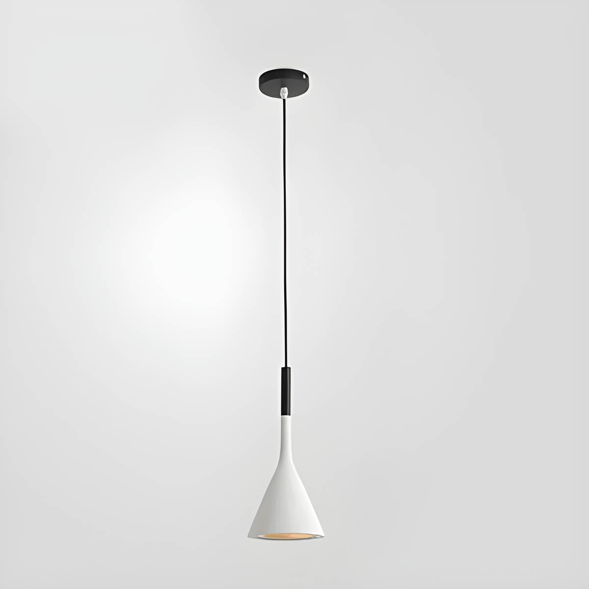 Lampa Wisząca LED Minimalistyczna Stożkowa