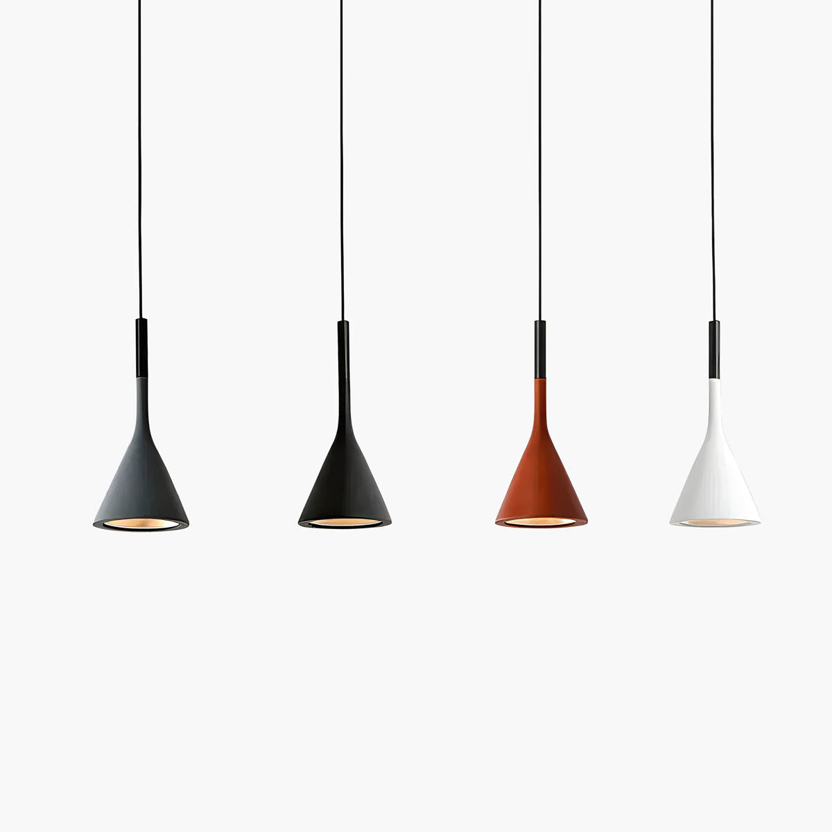 Lampa Wisząca LED Minimalistyczna Stożkowa