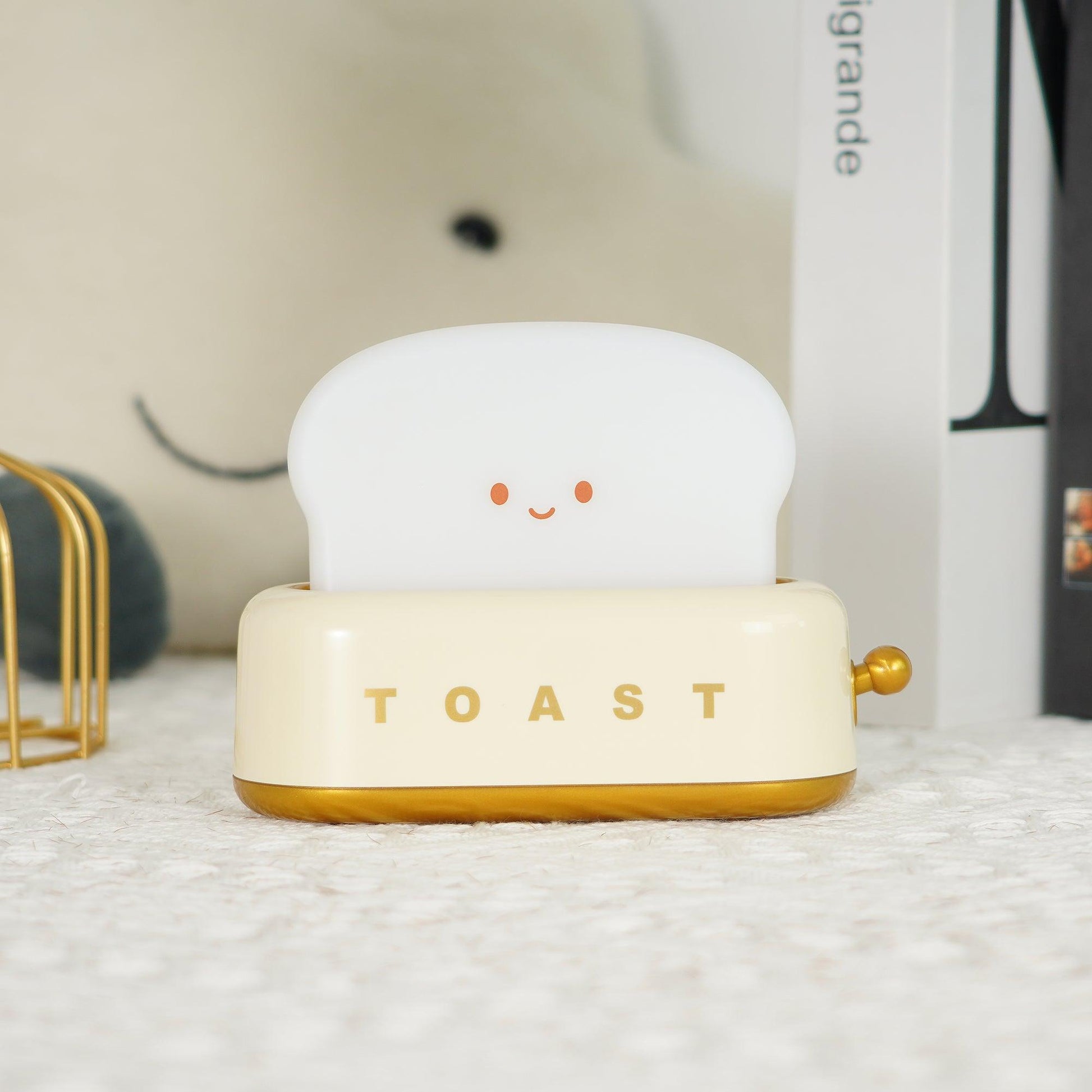 Lampka Nocna Toast LED Ściemniana Przenośna