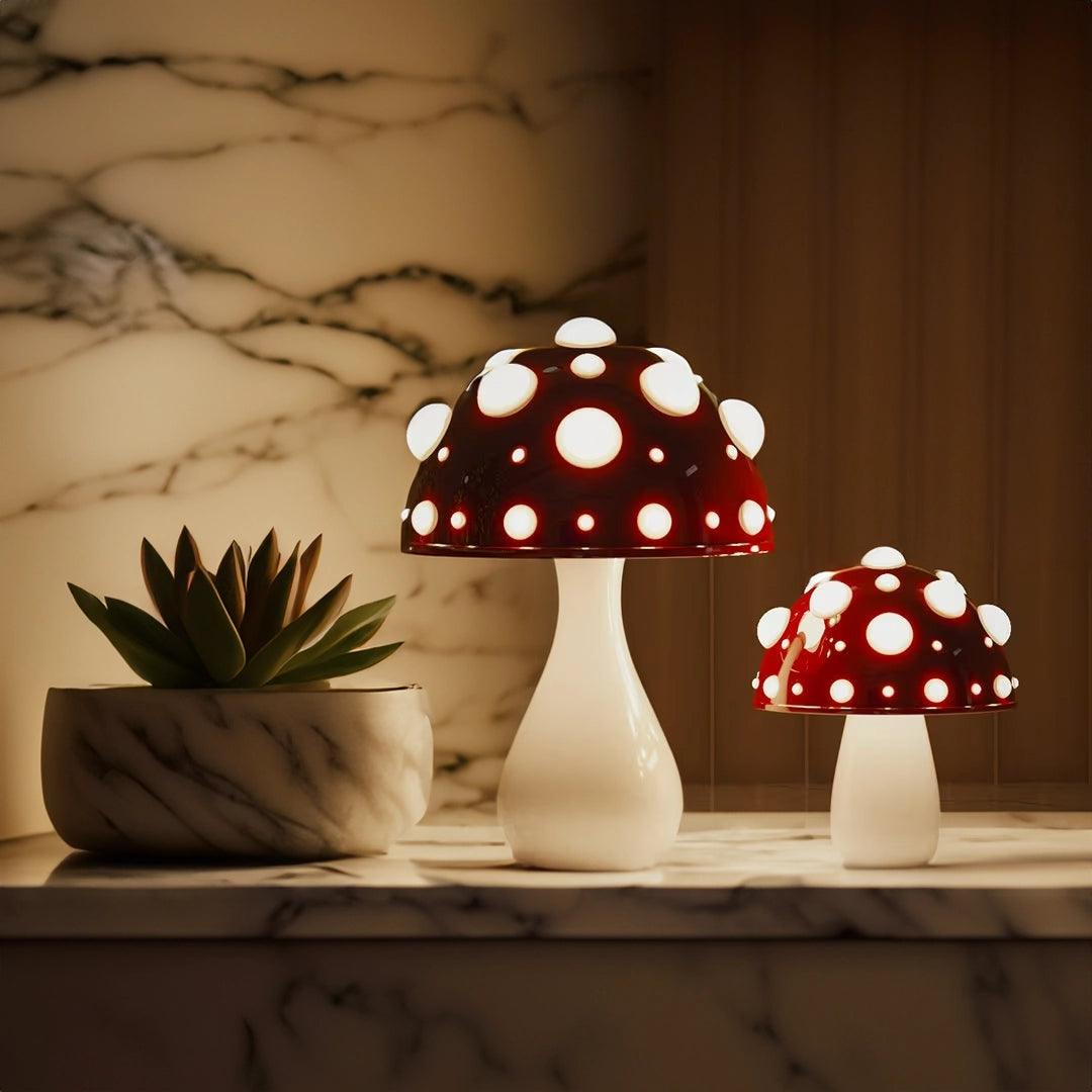 Lampka Stołowa Grzybek LED Dimmowalna Lampa Nocna