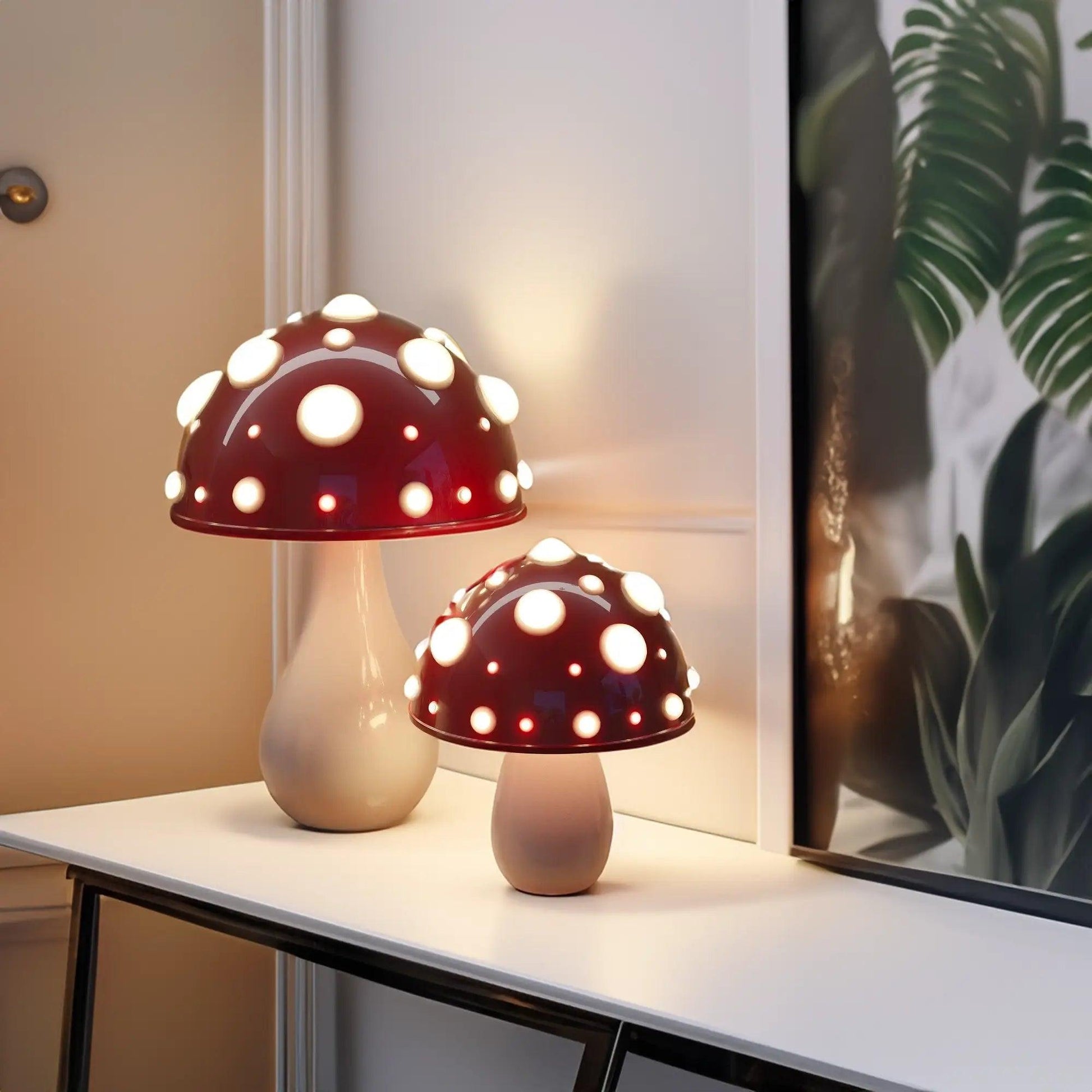 Lampka Stołowa Grzybek LED Dimmowalna Lampa Nocna