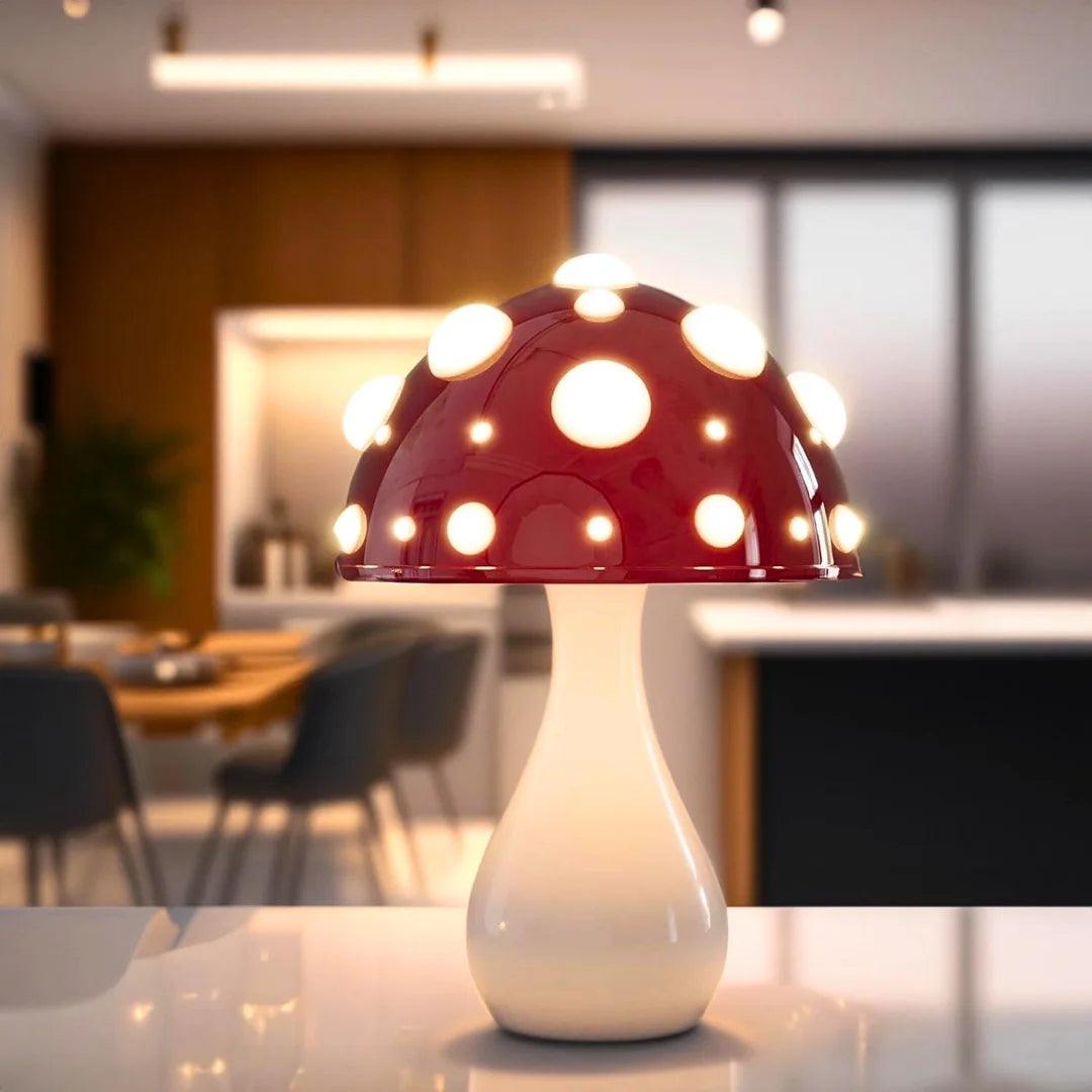 Lampka Stołowa Grzybek LED Dimmowalna Lampa Nocna