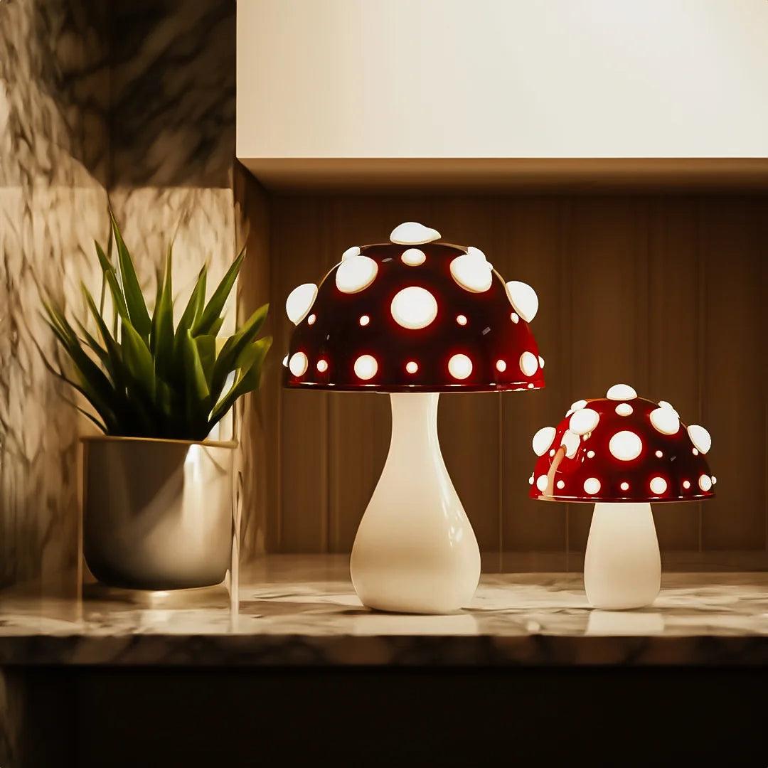 Lampka Stołowa Grzybek LED Dimmowalna Lampa Nocna