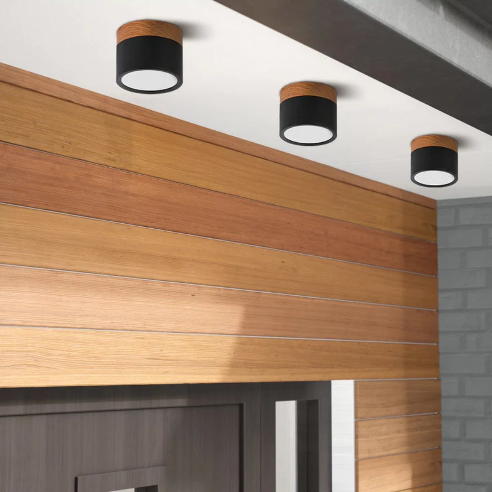 Minimalistyczna Cylindryczna Lampa Sufitowa LED
