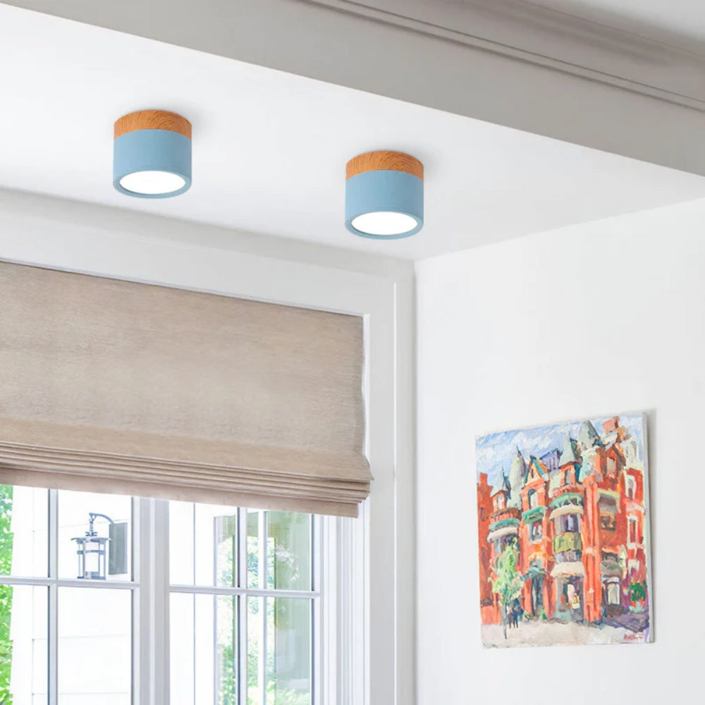 Minimalistyczna Cylindryczna Lampa Sufitowa LED