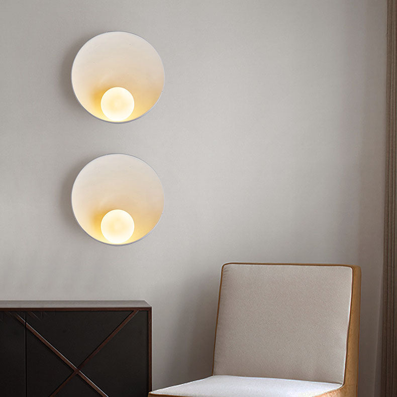 Minimalistyczna Lampa Ścienna Kinkiet Okrągły