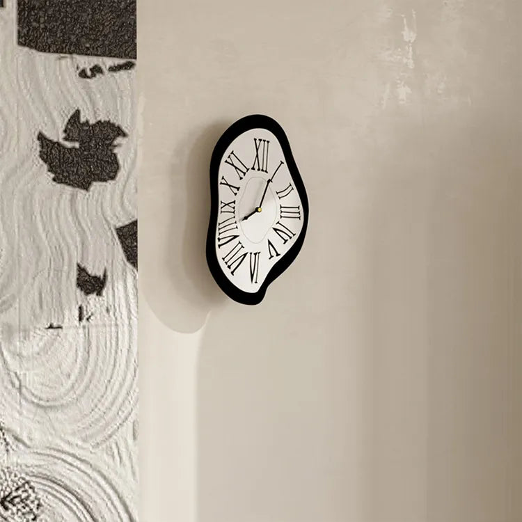 Mistrzowski Zegar Ścienny do Salonów – Surrealistyczny Design, Funkcjonalność i Styl Zegar Ścienny Czarny