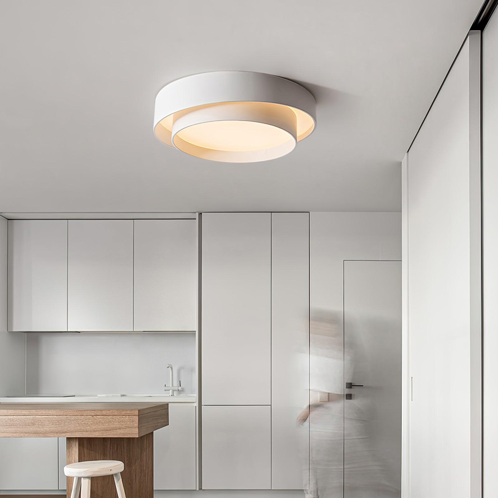 Nowoczesna Okrągła Lampa Sufitowa LED Halo