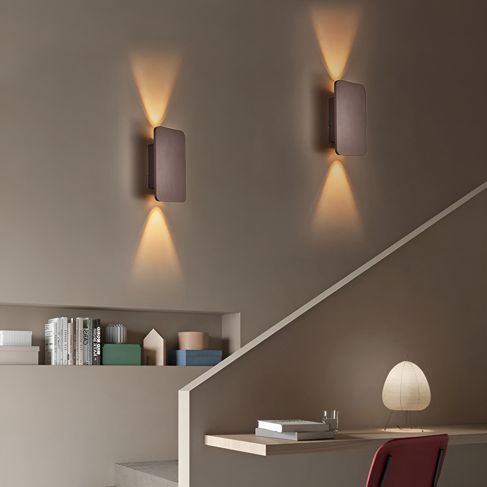 Nowoczesna Lampa Ścienna LED W górę W dół Do Salonu Sypialni Przedpokoju
