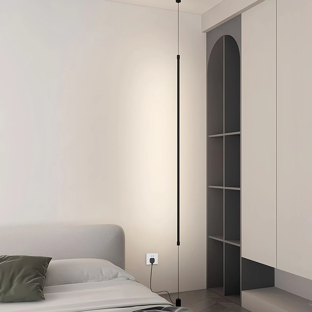 Nowoczesna Lampa Podłogowa LED Od Podłogi Do Sufitu