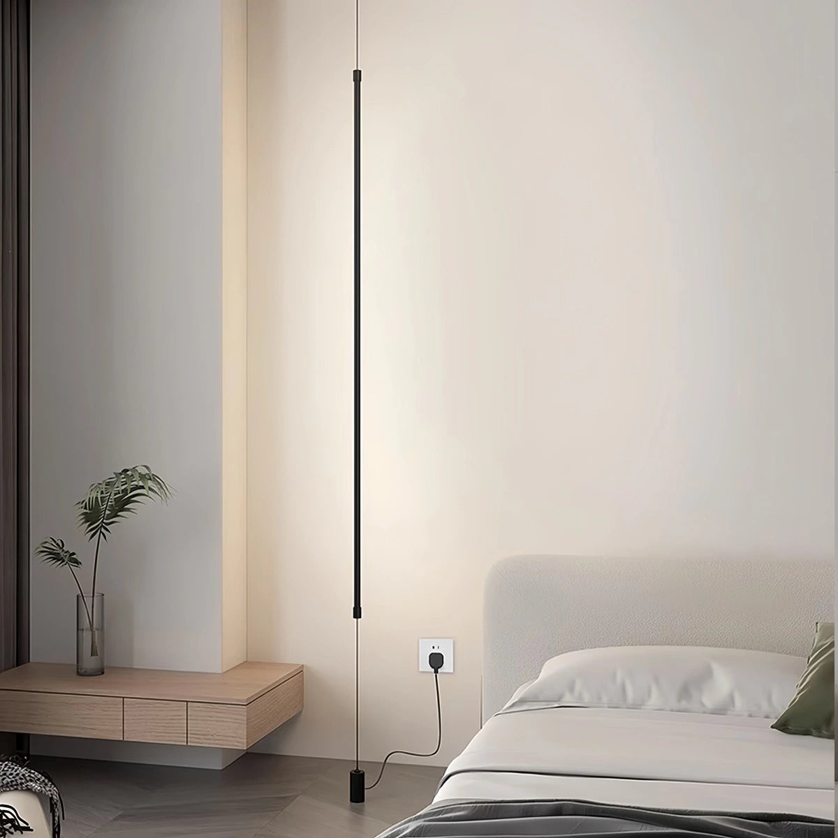 Nowoczesna Lampa Podłogowa LED Od Podłogi Do Sufitu