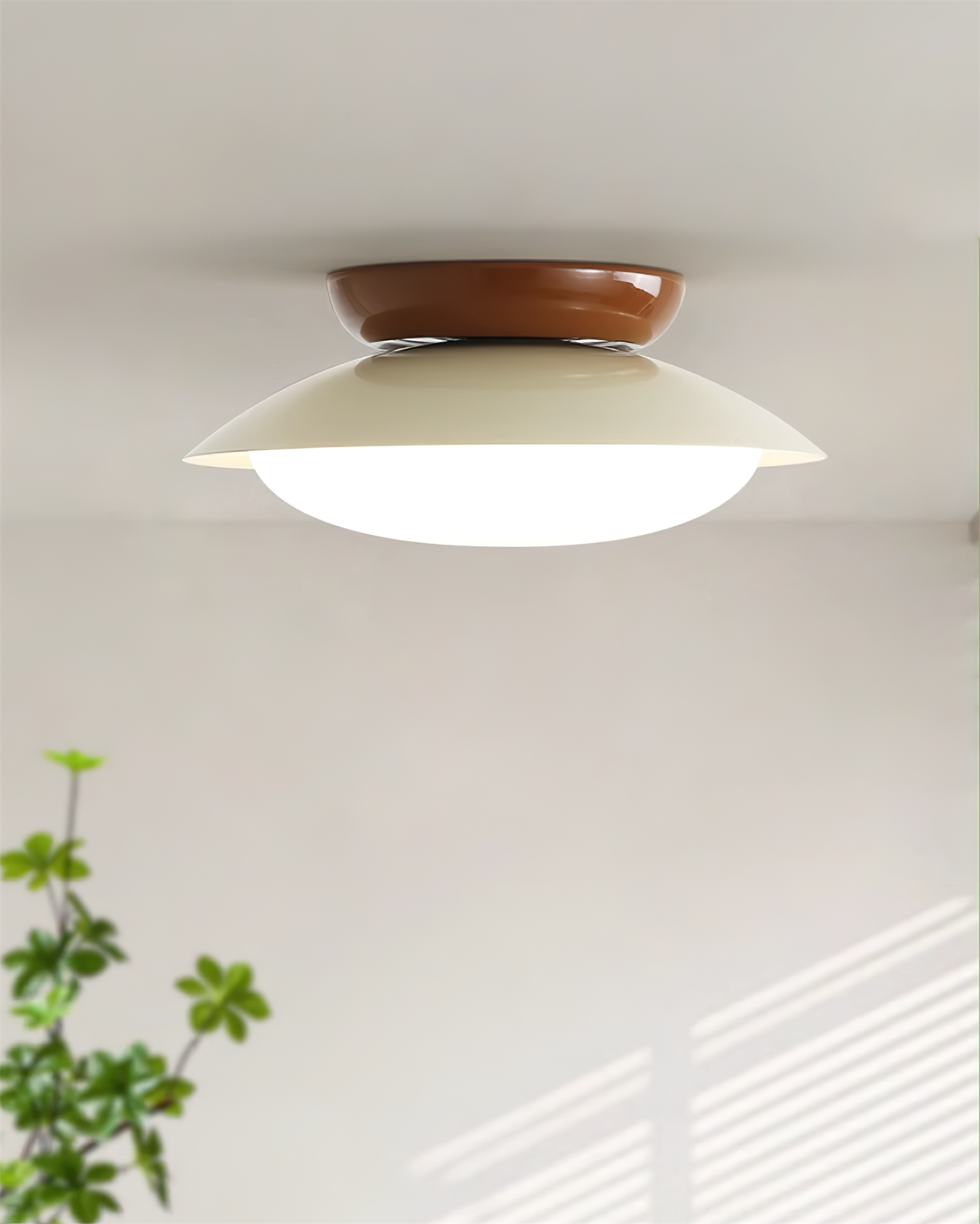 Nowoczesna Lampa Sufitowa LED Półplafon