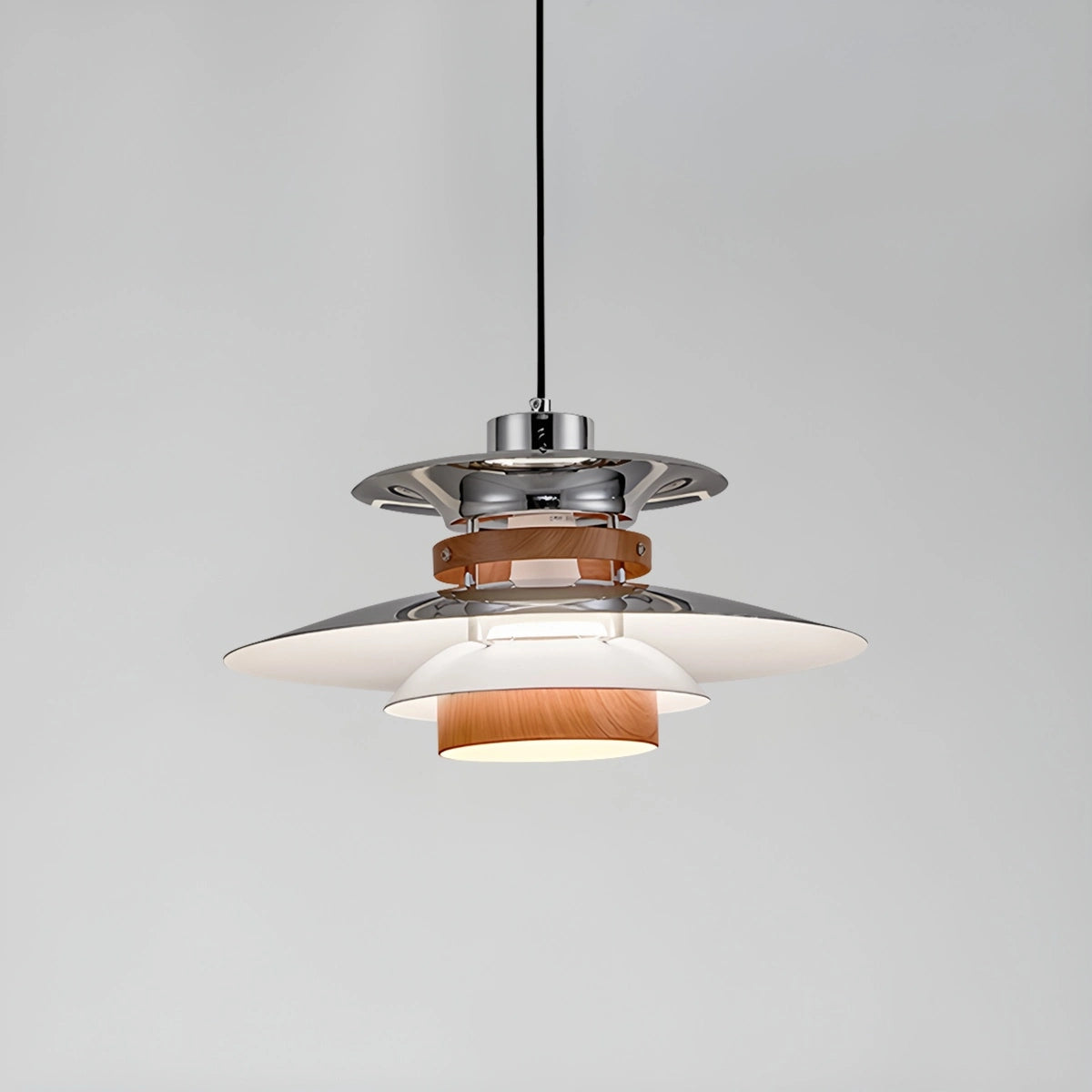 Nowoczesna Lampa Wisząca UFO LED Z Regulacją Wysokości