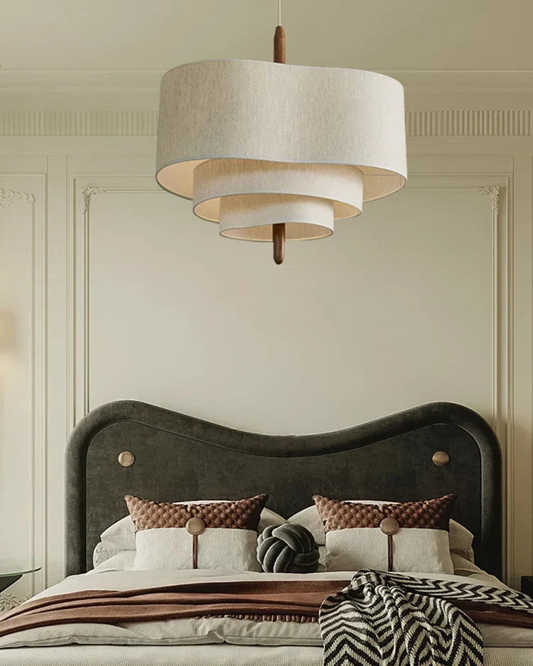 Nowoczesna Lampa Wisząca Z Abażurem Warstwowym