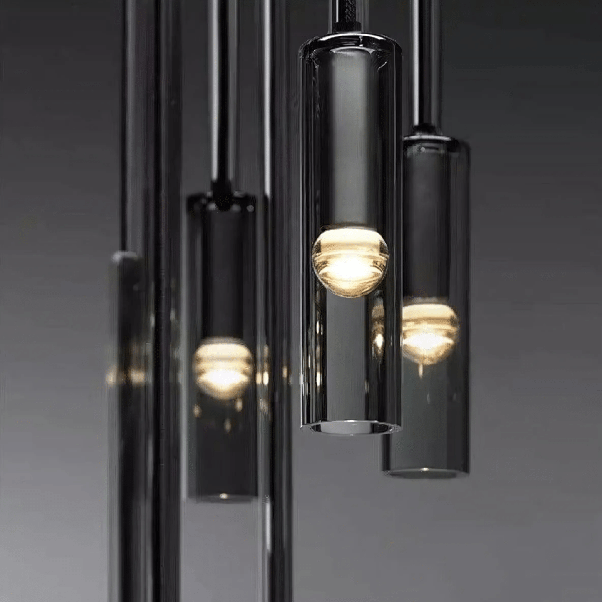 Nowoczesna Lampa Wisząca Z Kloszem Rura