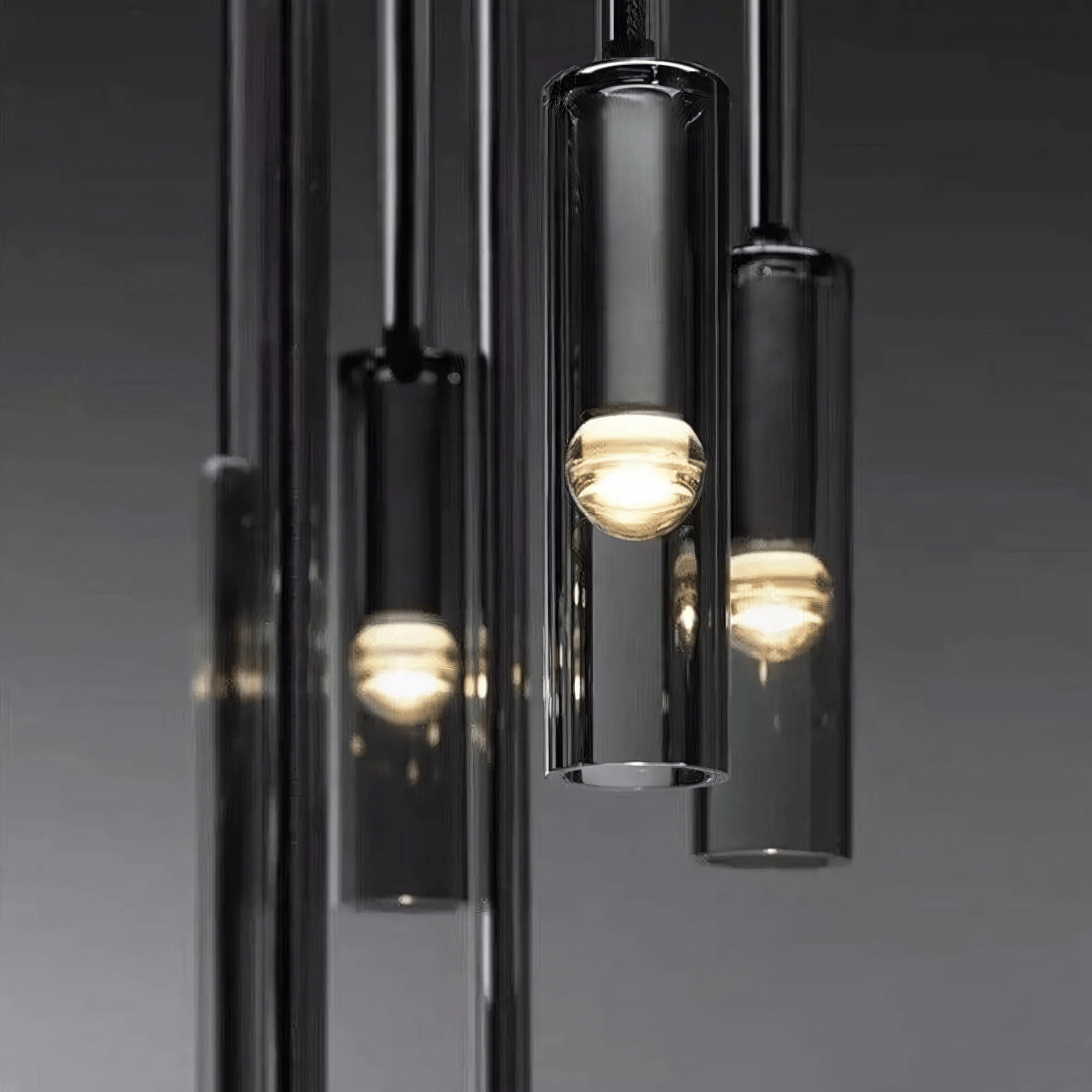 Nowoczesna Lampa Wisząca Z Kloszem Rura