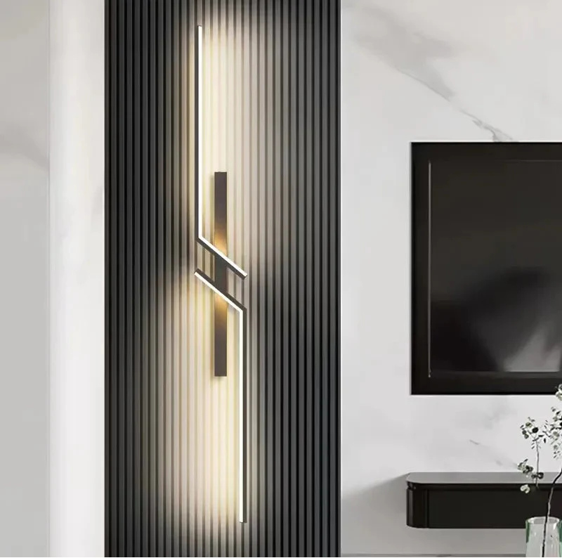 Nowoczesna Lampa Ścienna LED Geometryczna Do Salonu Sypialni Przedpokoju