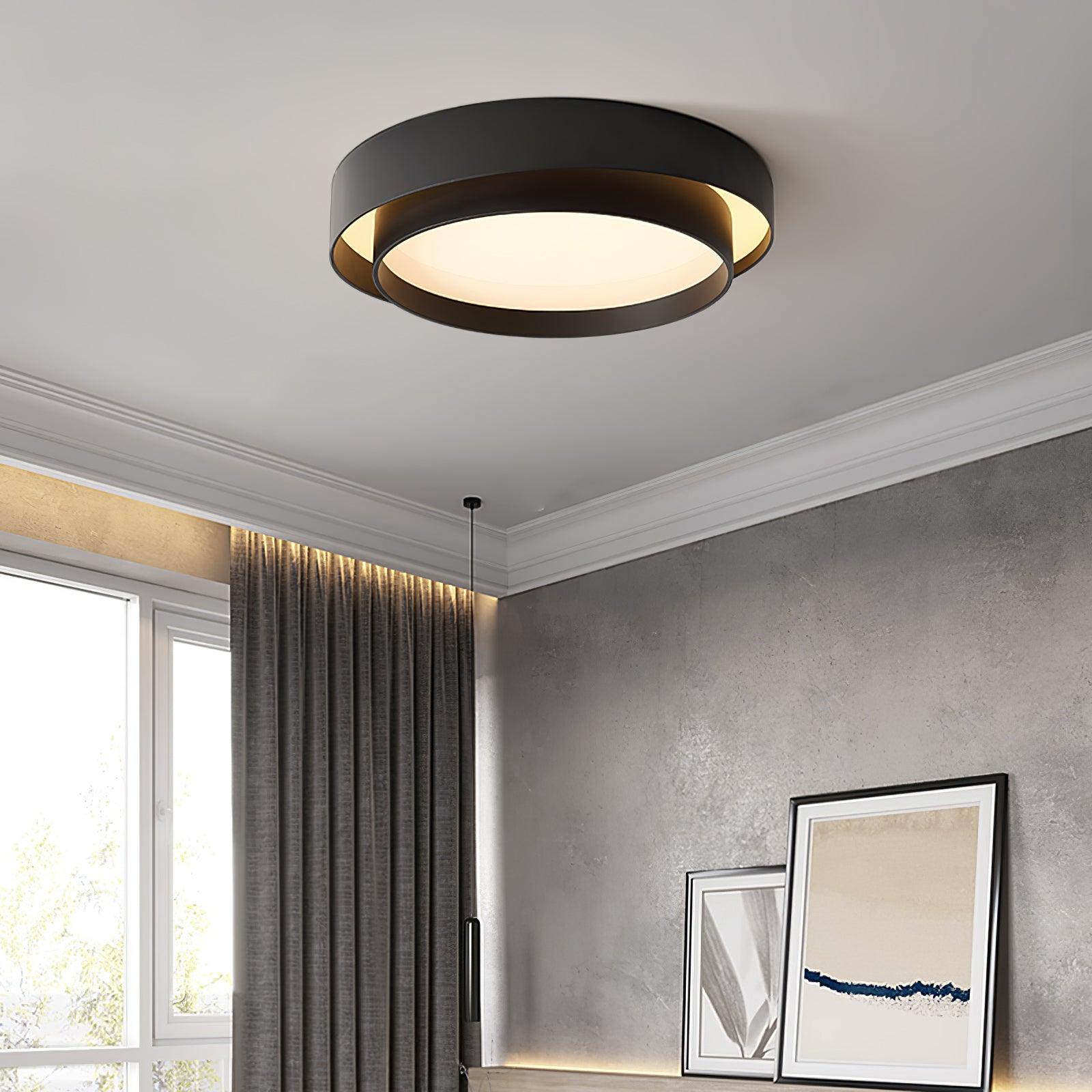 Nowoczesna Okrągła Lampa Sufitowa LED Halo