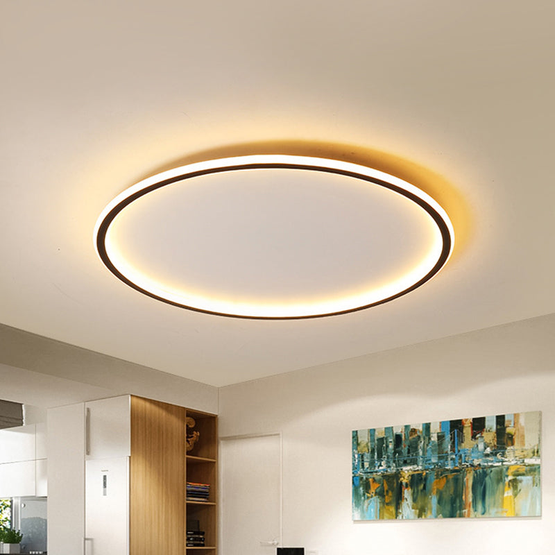 Nowoczesna Okrągła Plafoniera LED Z Efektem Halo