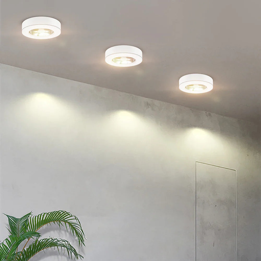 Nowoczesna Plafonowa Lampa Punktowa LED Cienka Natynkowa