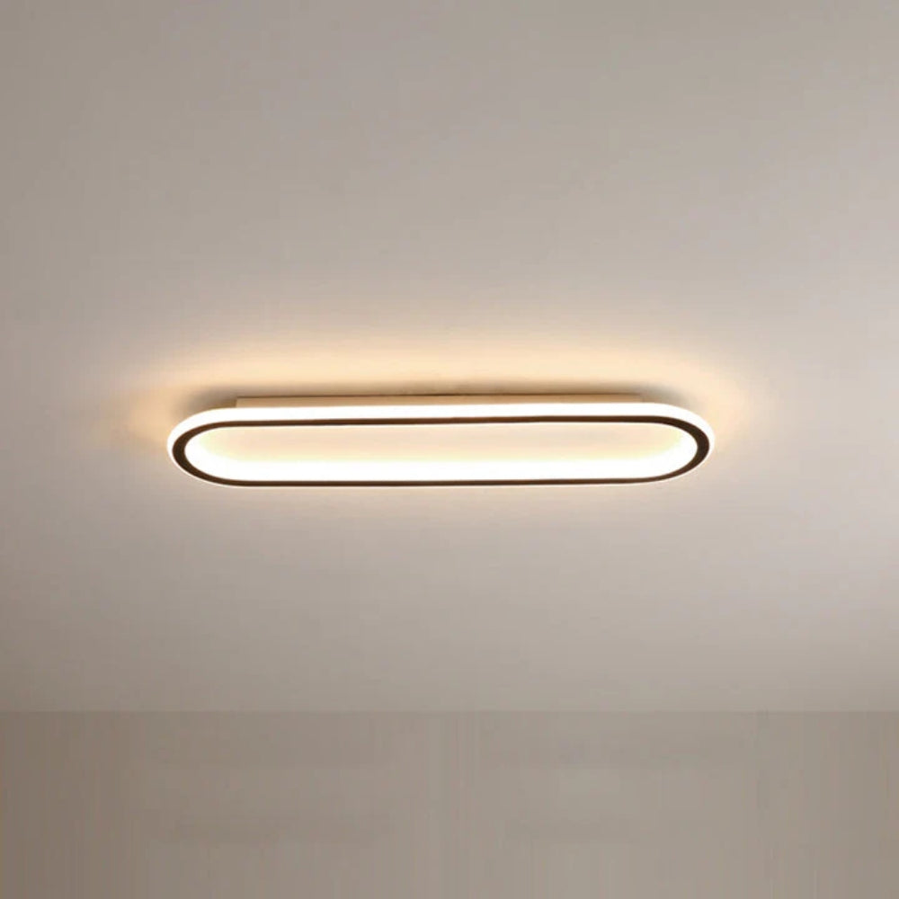 Nowoczesna Podłużna Lampa Sufitowa LED Plafon