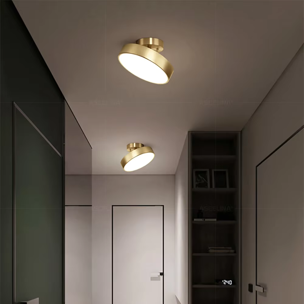 Nowoczesna Regulowana Okrągła Lampa Sufitowa LED