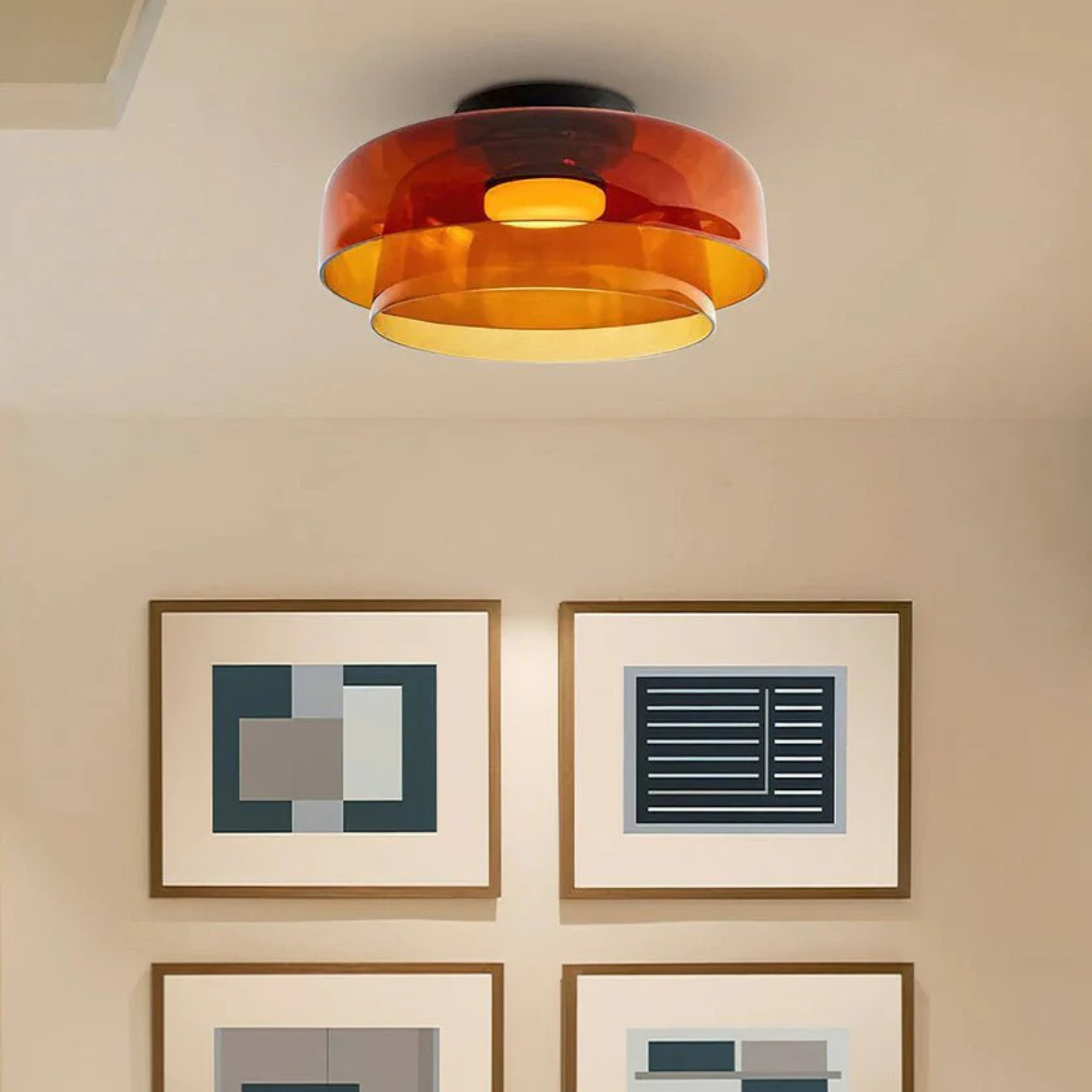 Nowoczesny Plafon Sufitowy Lampa LED