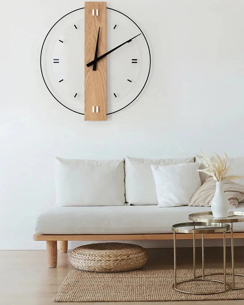 Nowoczesny Zegar Ścienny Minimalistyczny Design Dekoracyjny