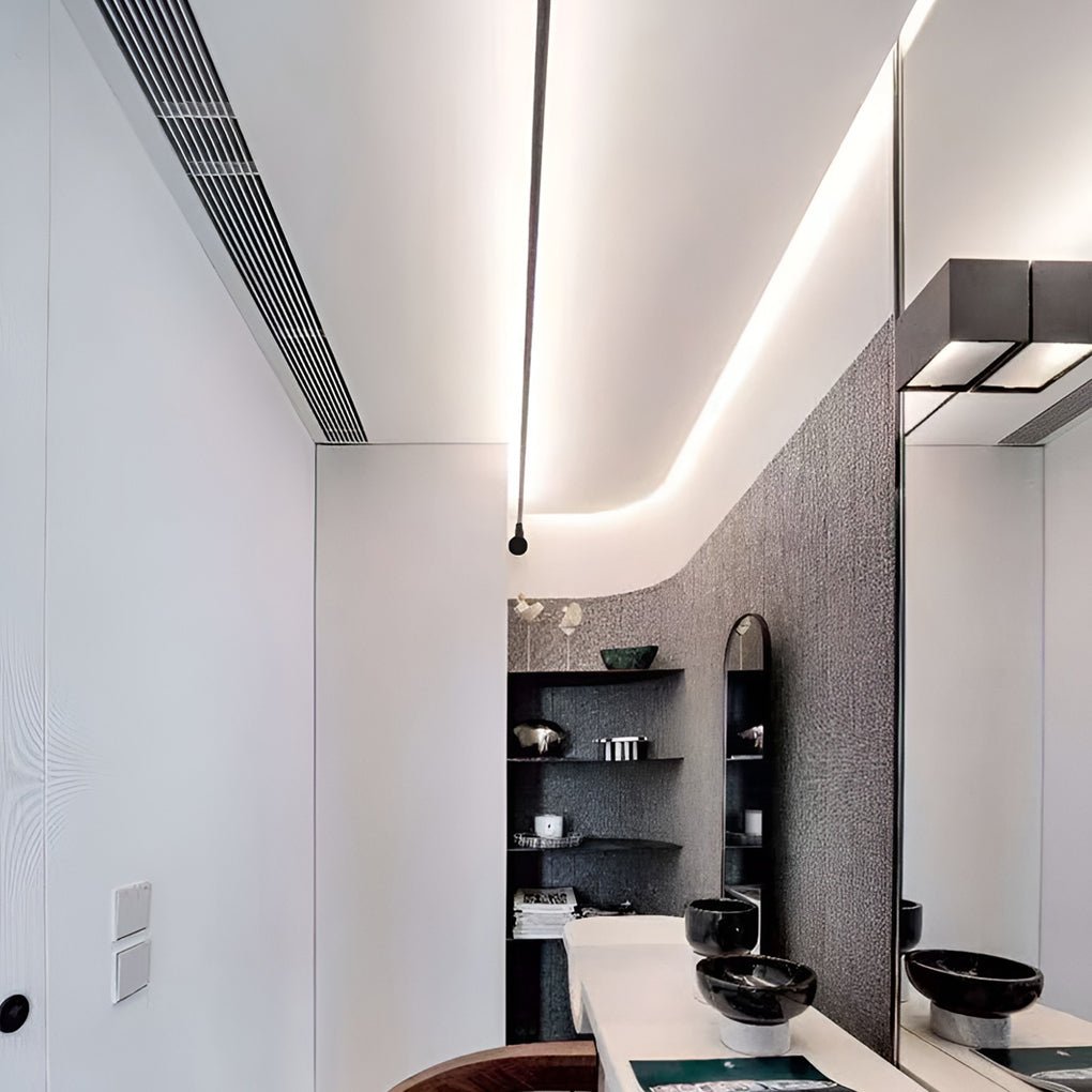 Obrotowa Lampa Sufitowa LED Liniowe Regulowane Oświetlenie Szynowe Do Salonu Kuchni I Biura