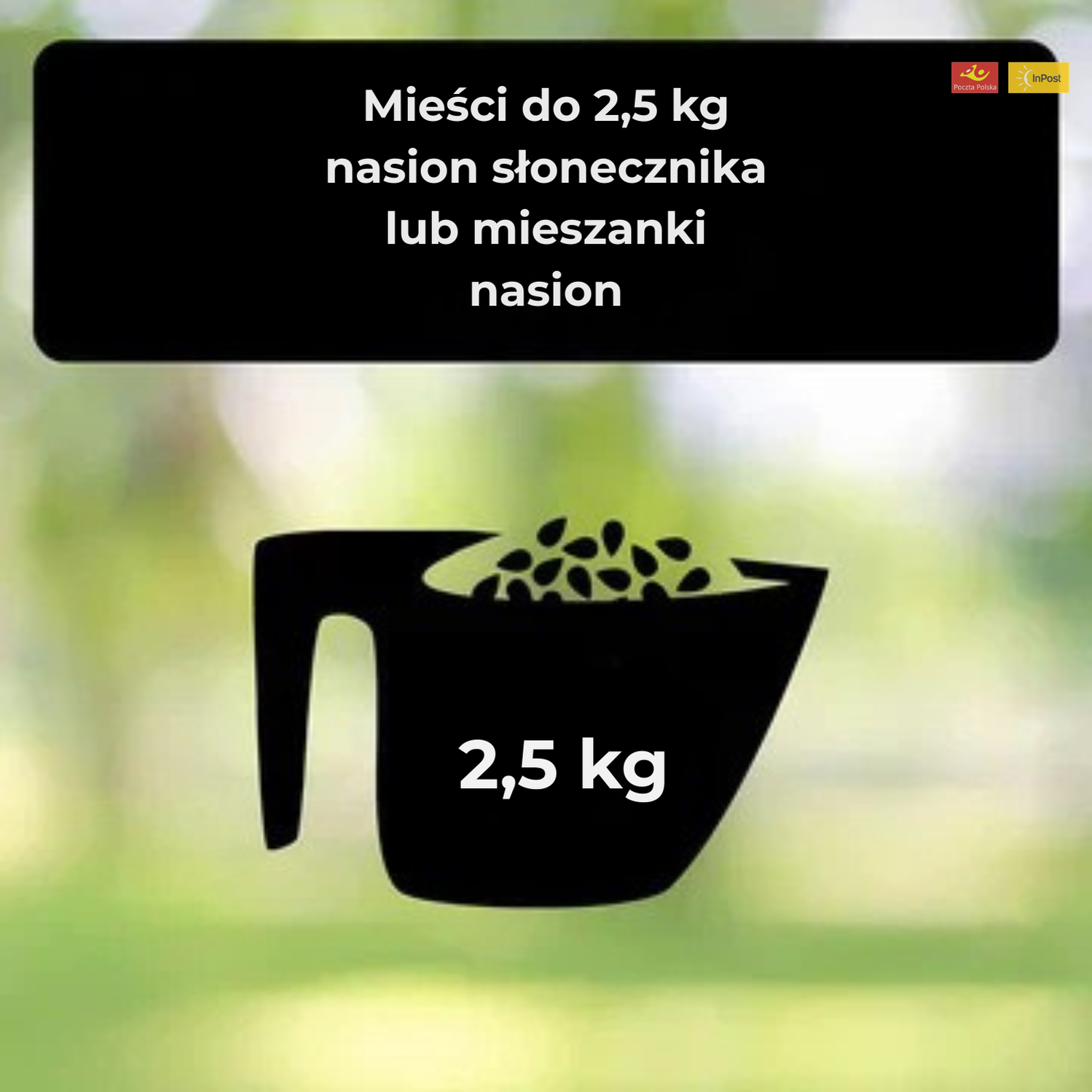 Karmnik dla ptaków z zabezpieczeniem przed wiewiórkami