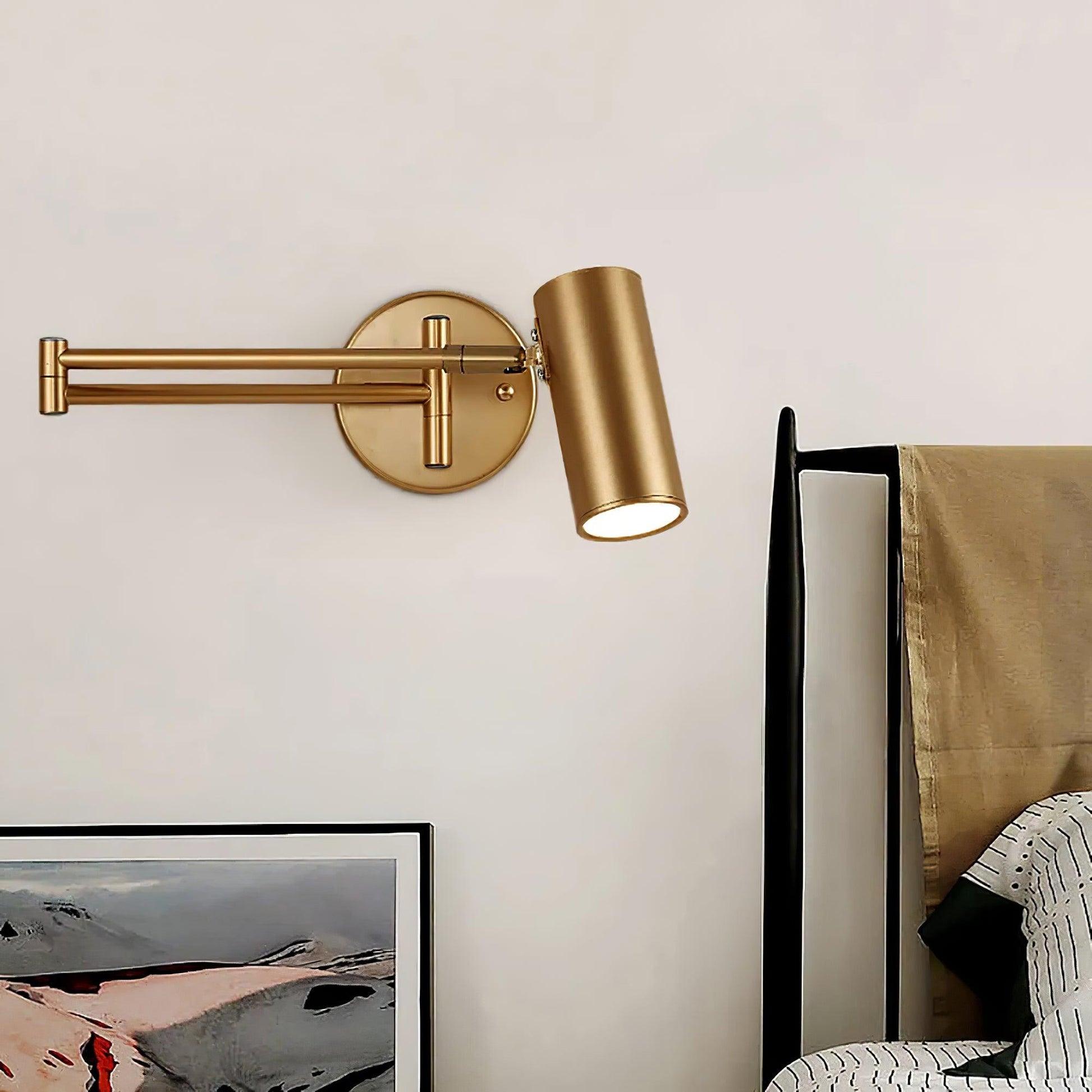 Regulowana Lampa Ścienna Kinkiet Z Ramieniem