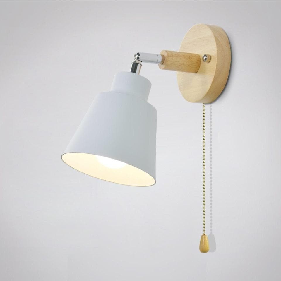Regulowana Lampa Ścienna Z Łańcuszkowym Włącznikiem Do Sypialni Do Salonu