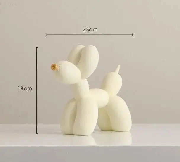 Rzeźba Kumo – Elegancka Inflatable Statua w Różnorodnych Kolorach, Wysokiej Jakości Żywica Epoksydowa, 23 cm x 9 cm x 18 cm