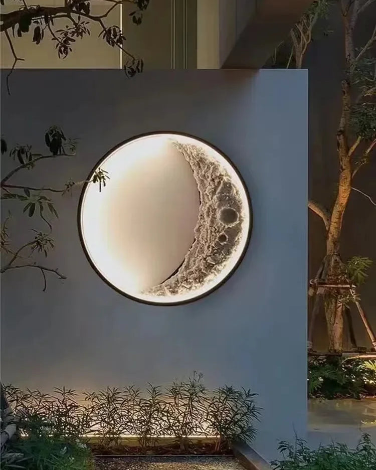 Lampa Ścienna LED 3D Księżyc