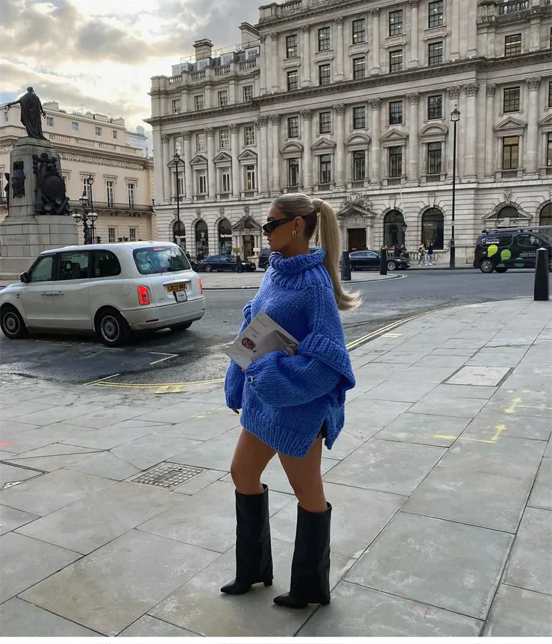 Sweter oversize na chłodne dni