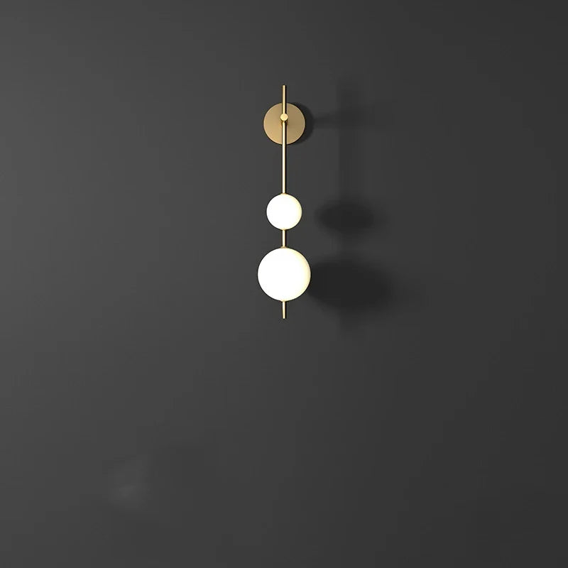 Nowoczesny Kinkiet Geometryczny z Kulami LED