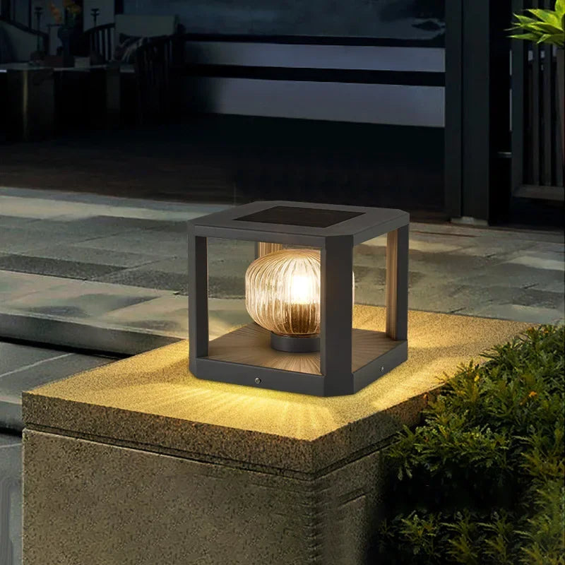 Nowoczesna lampa solarna LED – designerskie oświetlenie ogrodowe