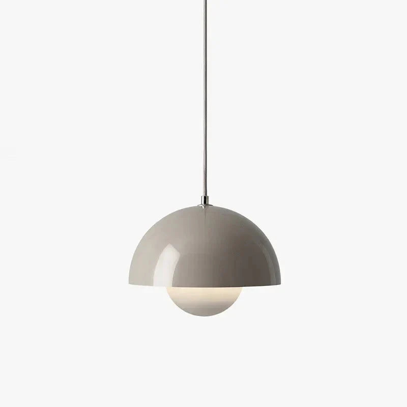Lampa wisząca LED o półkulistym kształcie