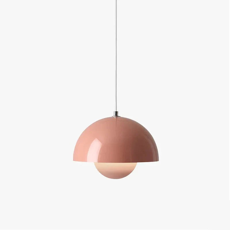 Lampa wisząca LED o półkulistym kształcie