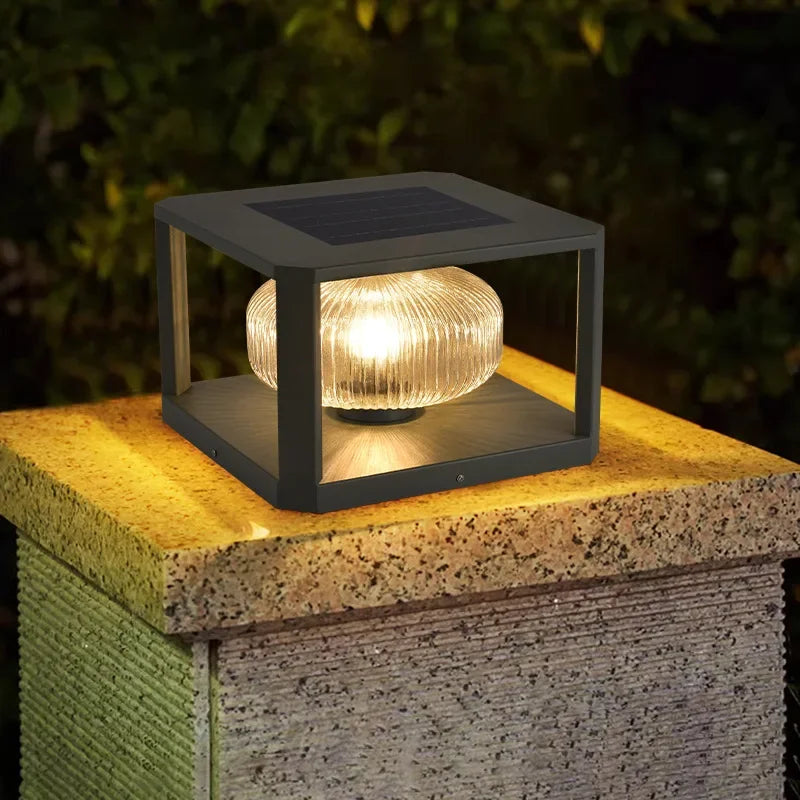 Nowoczesna lampa solarna LED – designerskie oświetlenie ogrodowe