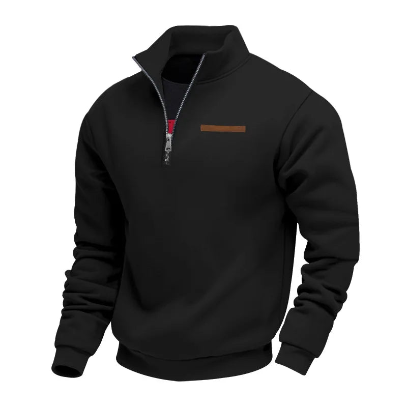 Rafael – Bluza Premium Half-Zip z miękkiego polaru