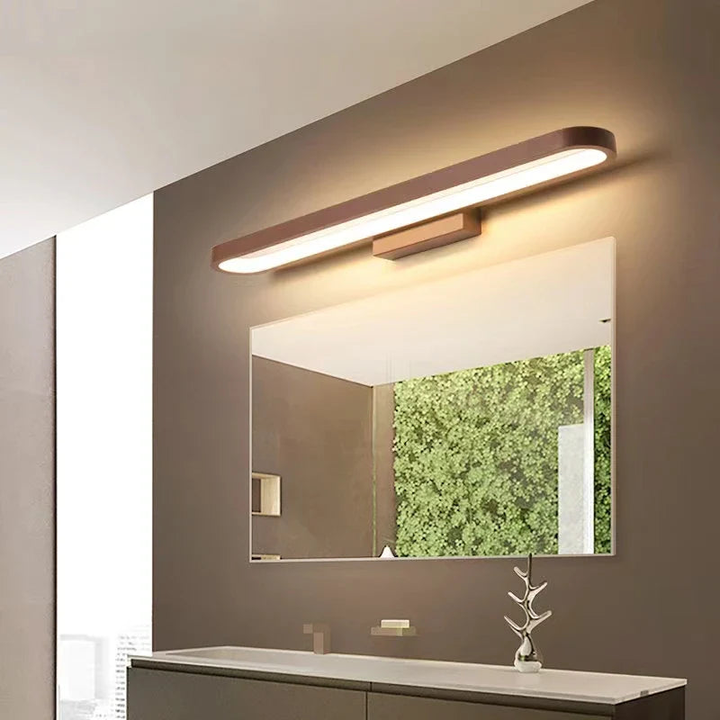 Nowoczesny kinkiet LED nad biurko – minimalistyczna lampa ścienna listwowa