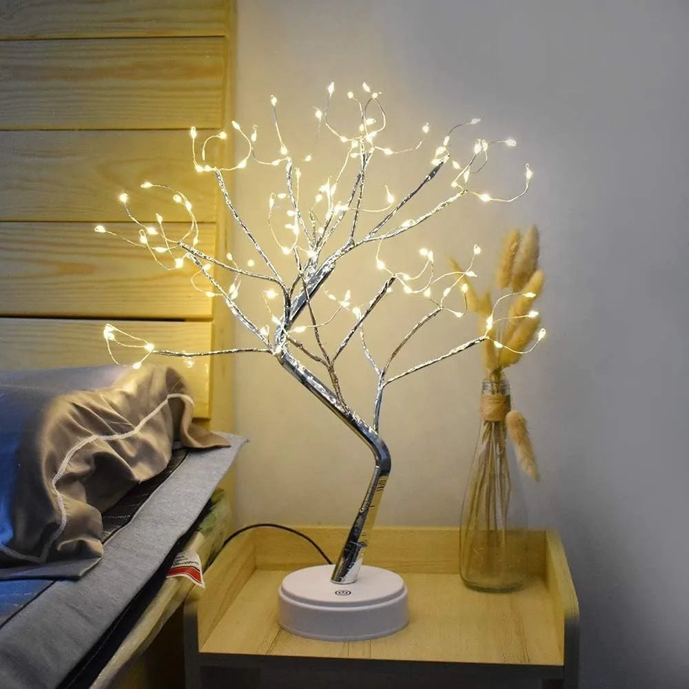 Lampa dekoracyjne drzewko LED