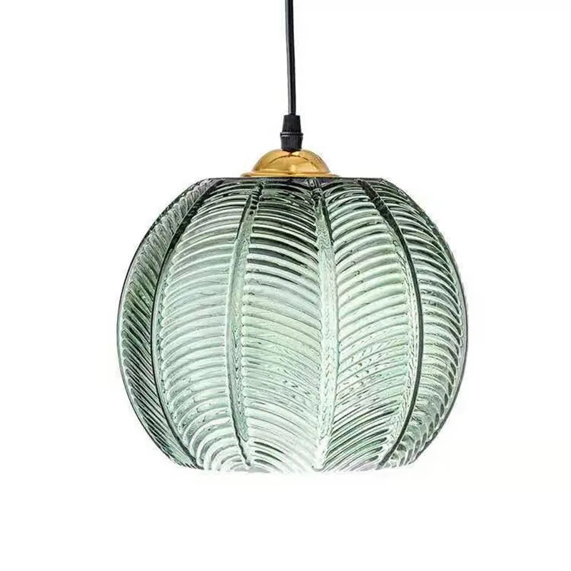 Szklana Lampa Wisząca w Formie Kuli