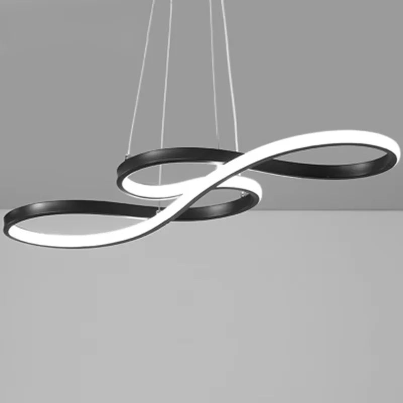 Lampa Wisząca LED Żyrandol w Kształcie Nut Muzycznych – Kreatywne Nowoczesne Oświetlenie Sufitowe